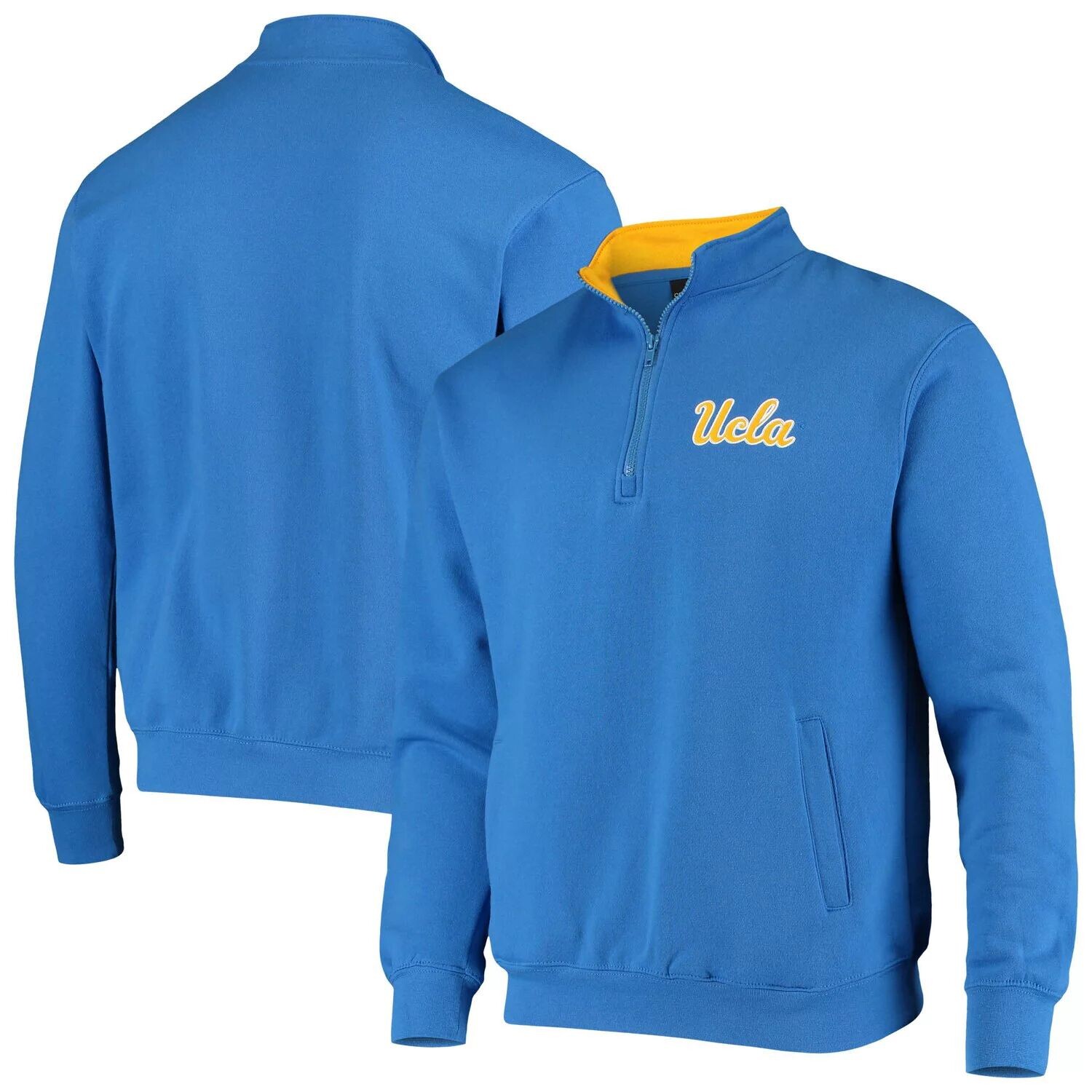Мужская синяя куртка с молнией на четверть и логотипом UCLA Bruins Tortugas Colosseum, Синий
Мужская синяя куртка с молнией на четверть и логотипом UCLA Bruins Tortugas Colosseum, Синий