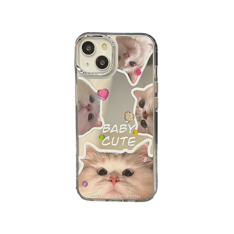 Чехол для телефона Taowantong Tao Wantong, Good morning cat mirror shell + diamond sticker
Чехол для телефона Taowantong Tao Wantong, Good morning cat mirror shell + diamond sticker
