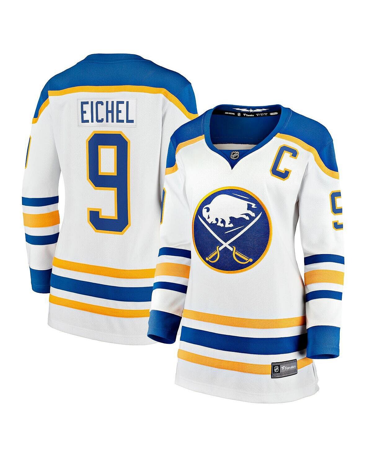 Женская футболка с логотипом Jack Eichel White Buffalo Sabers Off Premier Breakaway Player Fanatics, белый
Женская футболка с логотипом Jack Eichel White Buffalo Sabers Off Premier Breakaway Player Fanatics, белый