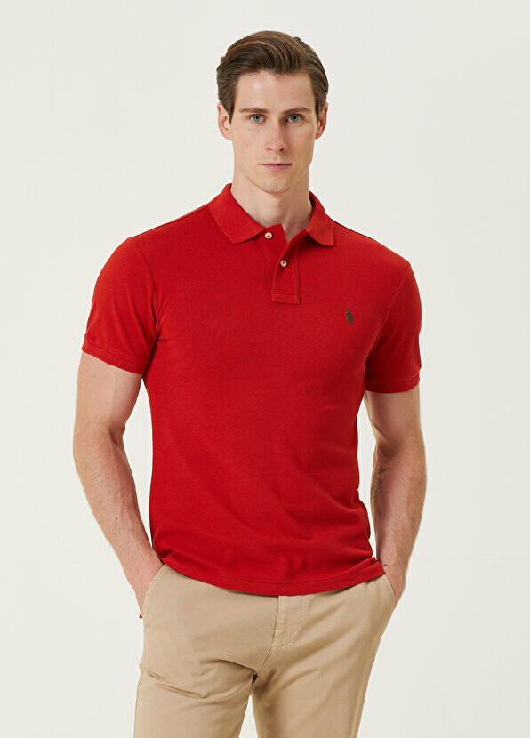 Красная футболка с воротником поло и вышитым логотипом Polo Ralph Lauren, Красный
Красная футболка с воротником поло и вышитым логотипом Polo Ralph Lauren, Красный