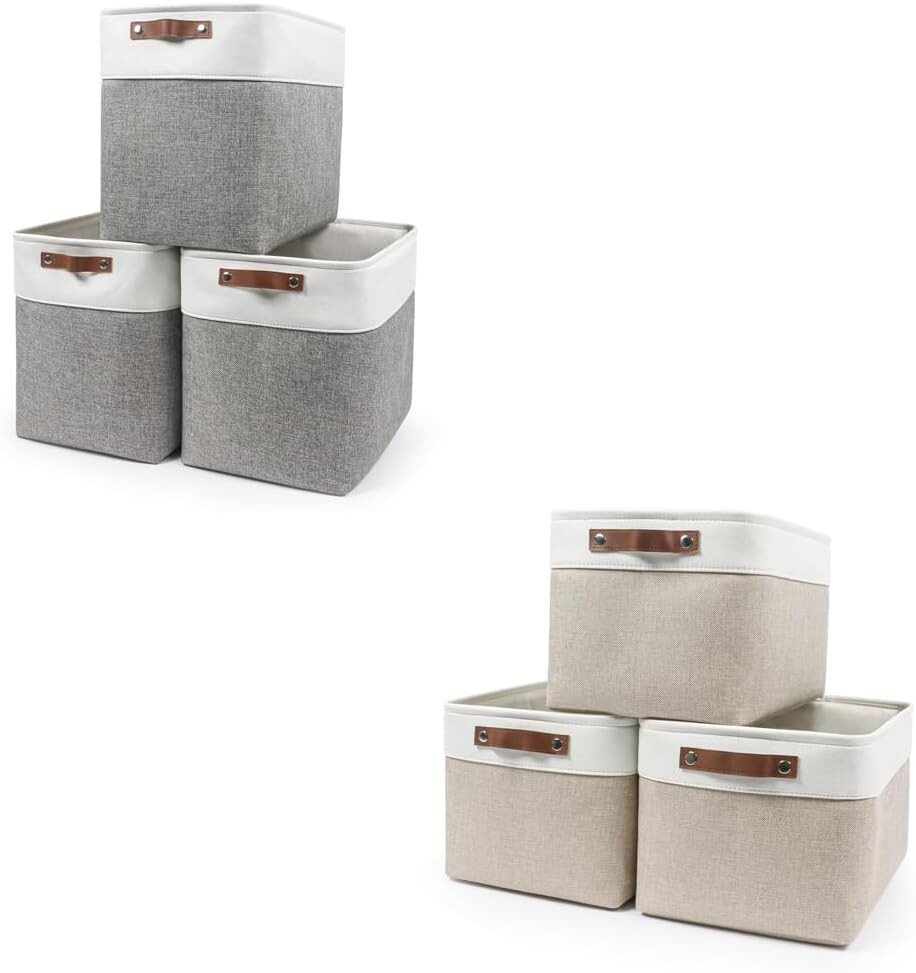 Большие тканевые корзины для хранения на полках, 3 шт., 15x11x9,5 + 17x15x12 Bagnizer
Большие тканевые корзины для хранения на полках, 3 шт., 15x11x9,5 + 17x15x12 Bagnizer