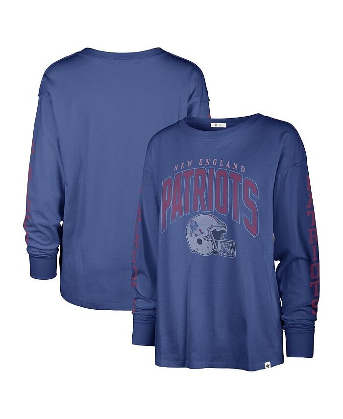 Женская рваная футболка Royal New England Patriots Tom Cat с длинными рукавами '47 Brand, синий
Женская рваная футболка Royal New England Patriots Tom Cat с длинными рукавами '47 Brand, синий
