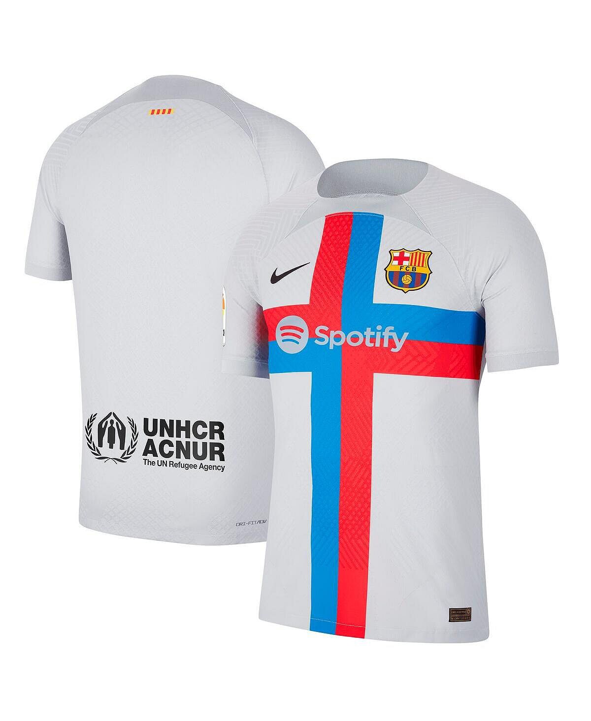 Мужская серая футболка Барселоны 2022/23 Third Vapor Match Authentic Blank Nike, Серый
Мужская серая футболка Барселоны 2022/23 Third Vapor Match Authentic Blank Nike, Серый
