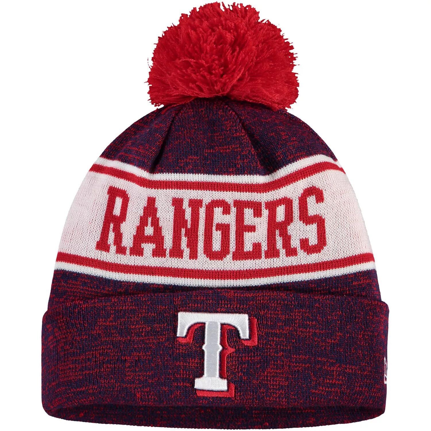 Мужская вязаная шапка New Era Royal/Red Texas Rangers Banner с манжетами и помпоном
Мужская вязаная шапка New Era Royal/Red Texas Rangers Banner с манжетами и помпоном