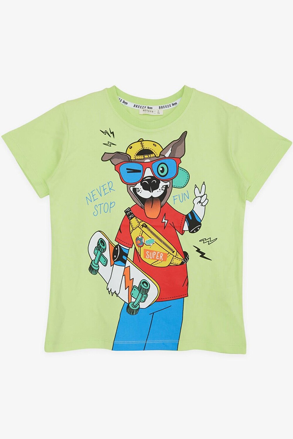 Футболка для мальчиков Crazy Skater Puppy с принтом фисташково-зеленого цвета (5–10 лет) Breeze, Зеленый
Футболка для мальчиков Crazy Skater Puppy с принтом фисташково-зеленого цвета (5–10 лет) Breeze, Зеленый