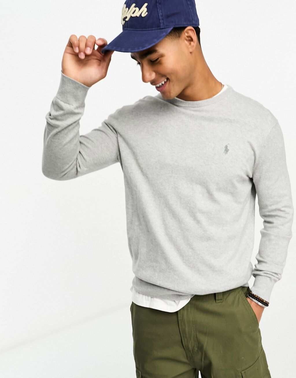 Джемпер узкого кроя из хлопка цвета пима с логотипом Polo Ralph Lauren цвета вереска Andover
Джемпер узкого кроя из хлопка цвета пима с логотипом Polo Ralph Lauren цвета вереска Andover