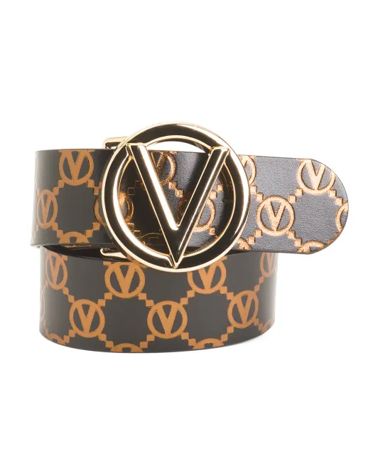 Кожаный ремень Guisy с монограммой Made In Italy Valentino By Mario Valentino, красный
Кожаный ремень Guisy с монограммой Made In Italy Valentino By Mario Valentino, красный