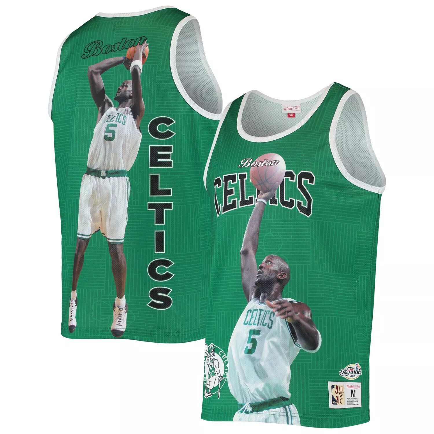 Мужская майка Mitchell & Ness Kevin Garnett Kelly Green Boston Celtics Hardwood Classics Player Tank Top
Мужская майка Mitchell & Ness Kevin Garnett Kelly Green Boston Celtics Hardwood Classics Player Tank Top