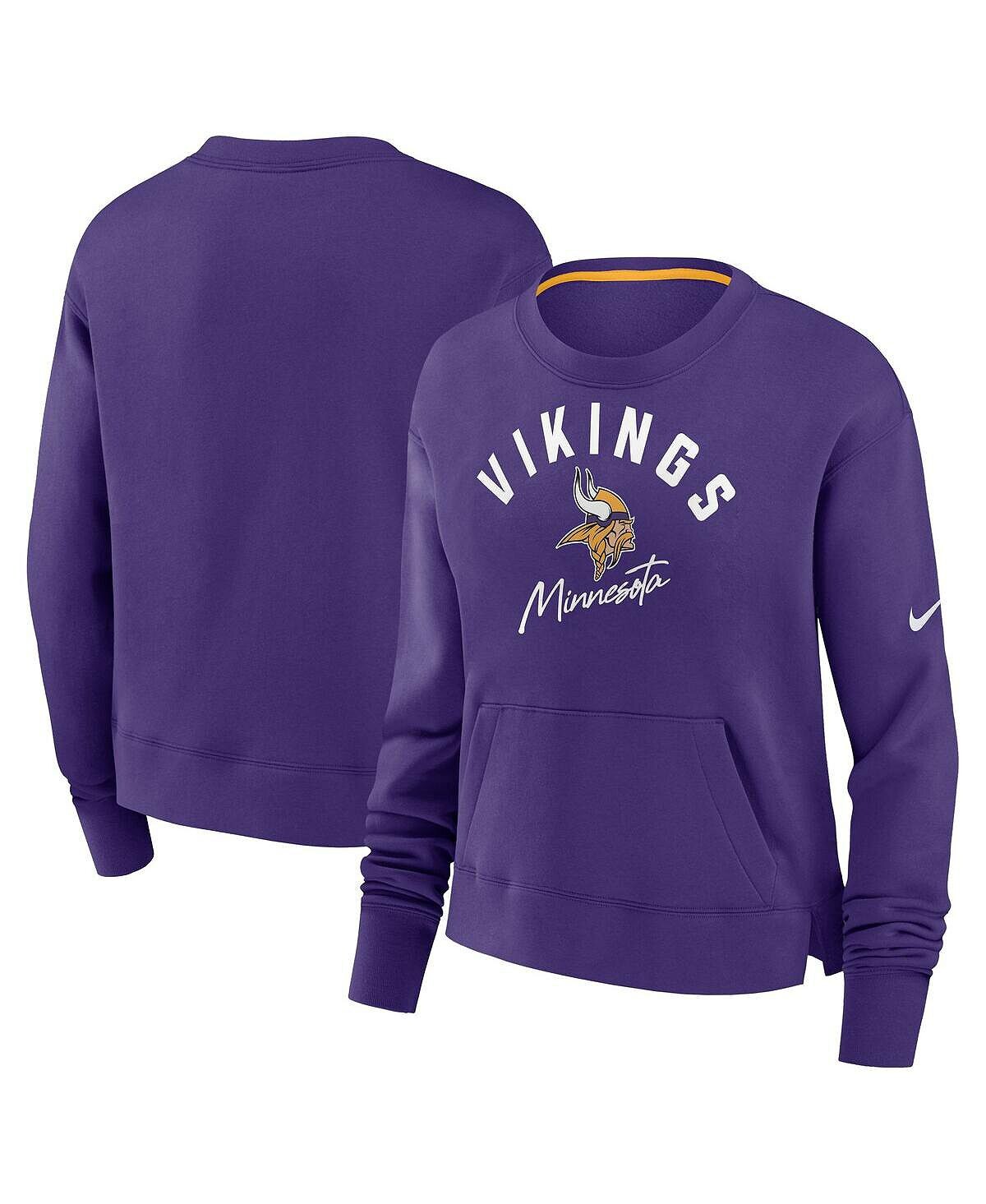 Женский флисовый пуловер с высоким бедром Minnesota Vikings фиолетовый толстовка Nike
Женский флисовый пуловер с высоким бедром Minnesota Vikings фиолетовый толстовка Nike