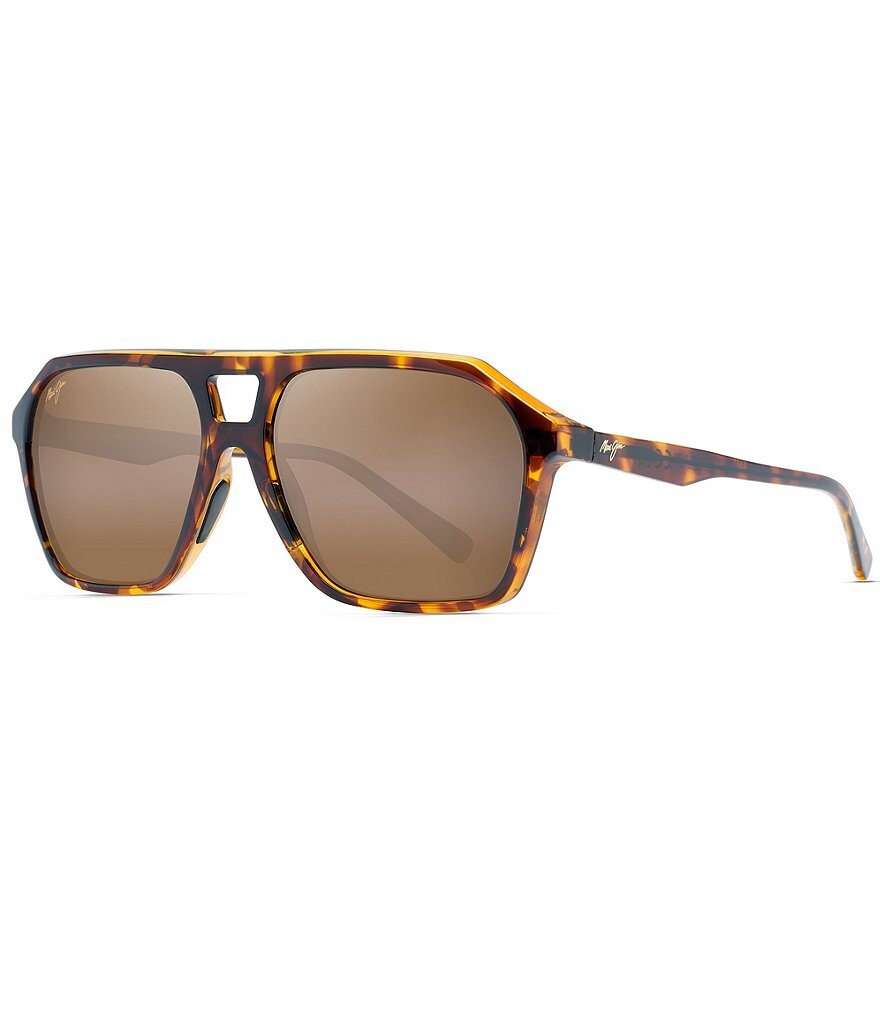 Maui Jim Мужские поляризационные коричневые солнцезащитные очки-авиаторы на танкетке 57 мм, коричневый
Maui Jim Мужские поляризационные коричневые солнцезащитные очки-авиаторы на танкетке 57 мм, коричневый