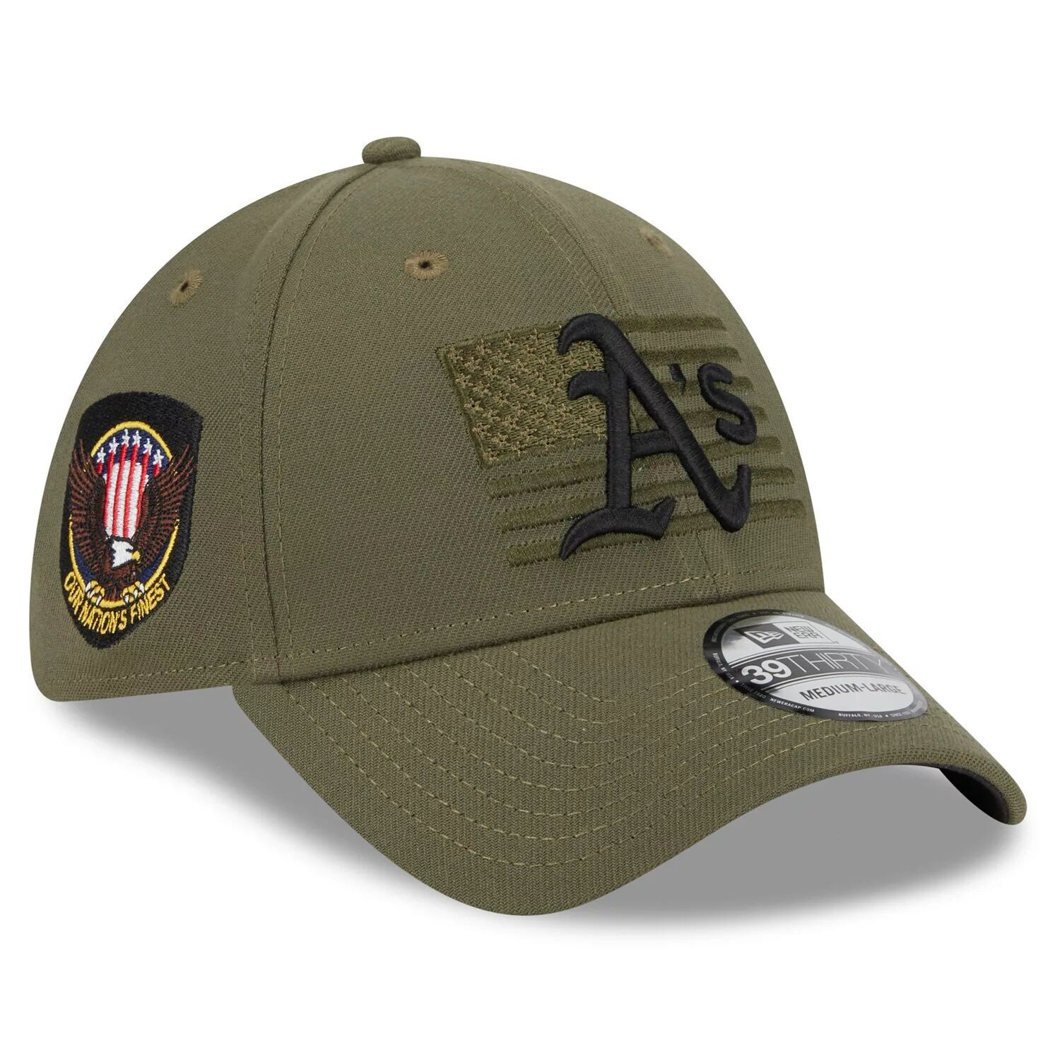 Мужская гибкая кепка New Era Green Oakland Athletics 2023, День вооруженных сил 39THIRTY
Мужская гибкая кепка New Era Green Oakland Athletics 2023, День вооруженных сил 39THIRTY