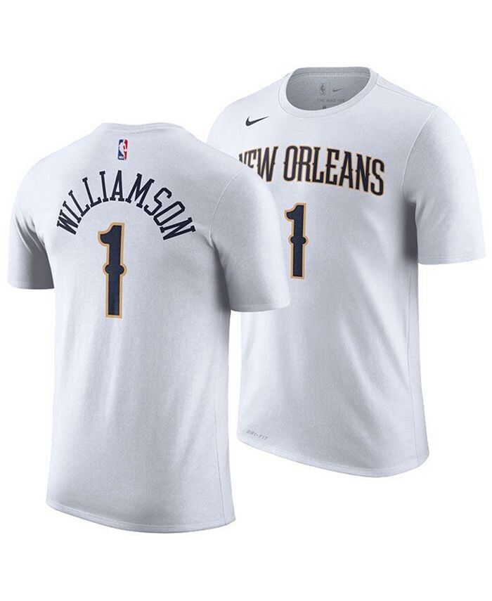 Мужская футболка игрока Zion Williamson New Orleans Pelicans Association Nike, белый
Мужская футболка игрока Zion Williamson New Orleans Pelicans Association Nike, белый
