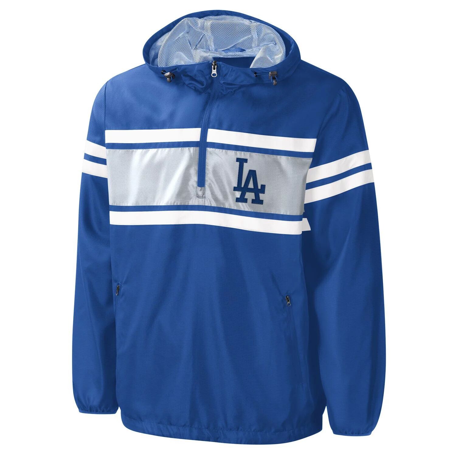 Мужская спортивная ветровка с молнией до половины от Carl Banks Royal Los Angeles Dodgers Game Score G-III
Мужская спортивная ветровка с молнией до половины от Carl Banks Royal Los Angeles Dodgers Game Score G-III