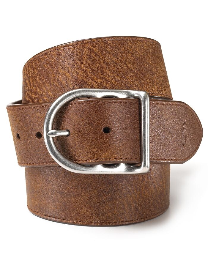 Потертый кожаный ремень с центральной пряжкой из матового никеля Polo Ralph Lauren
Потертый кожаный ремень с центральной пряжкой из матового никеля Polo Ralph Lauren