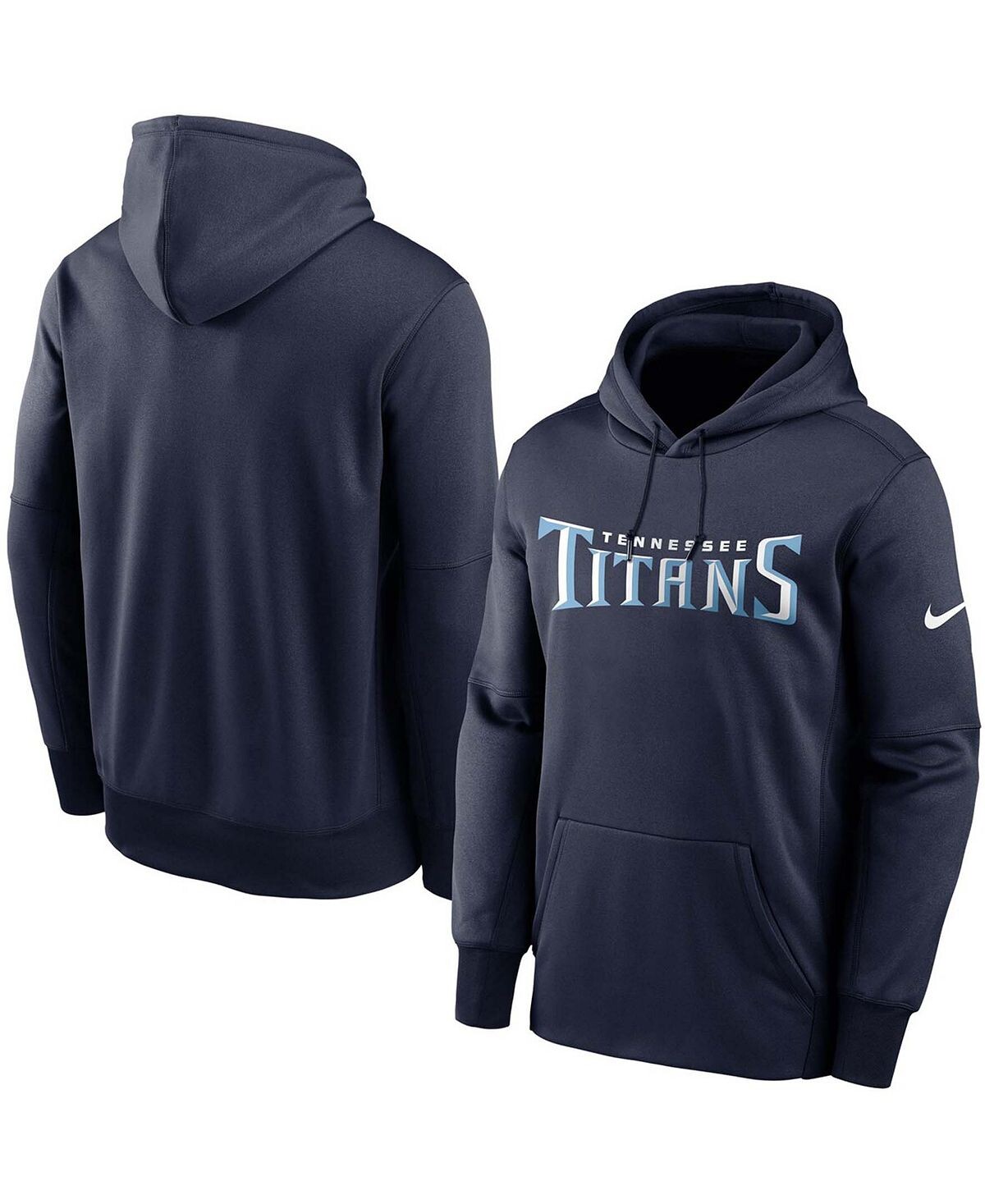 Мужской темно-синий пуловер с капюшоном Tennessee Titans Fan Gear с надписью Performance Nike
Мужской темно-синий пуловер с капюшоном Tennessee Titans Fan Gear с надписью Performance Nike