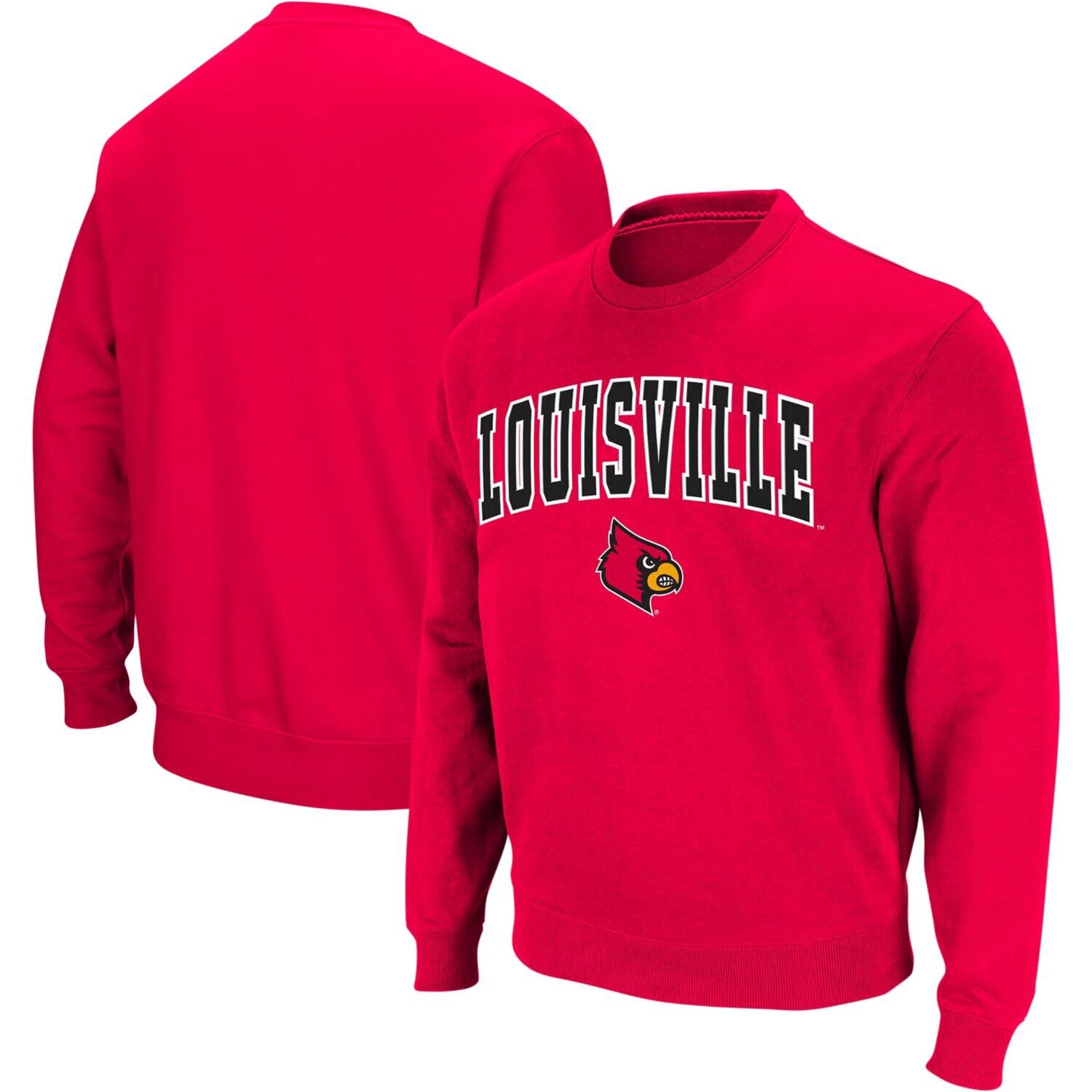 Мужской красный свитшот с круглым вырезом с аркой и логотипом Louisville Cardinals Colosseum
Мужской красный свитшот с круглым вырезом с аркой и логотипом Louisville Cardinals Colosseum