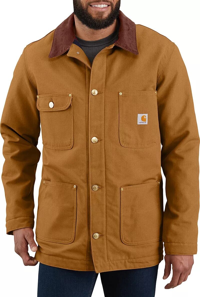 Carhartt Мужское пальто свободного кроя на одеяле с утиной подкладкой для работы по дому
Carhartt Мужское пальто свободного кроя на одеяле с утиной подкладкой для работы по дому