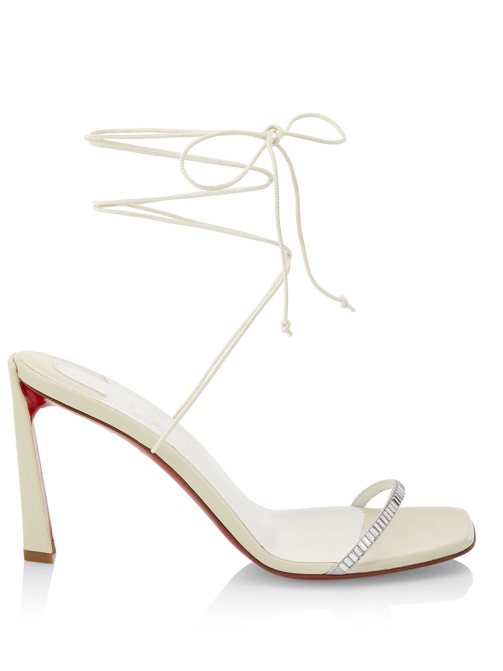 Сандалии Condora Lacestrass 85 с ремешком на щиколотке Christian Louboutin, слоновая кость
Сандалии Condora Lacestrass 85 с ремешком на щиколотке Christian Louboutin, слоновая кость