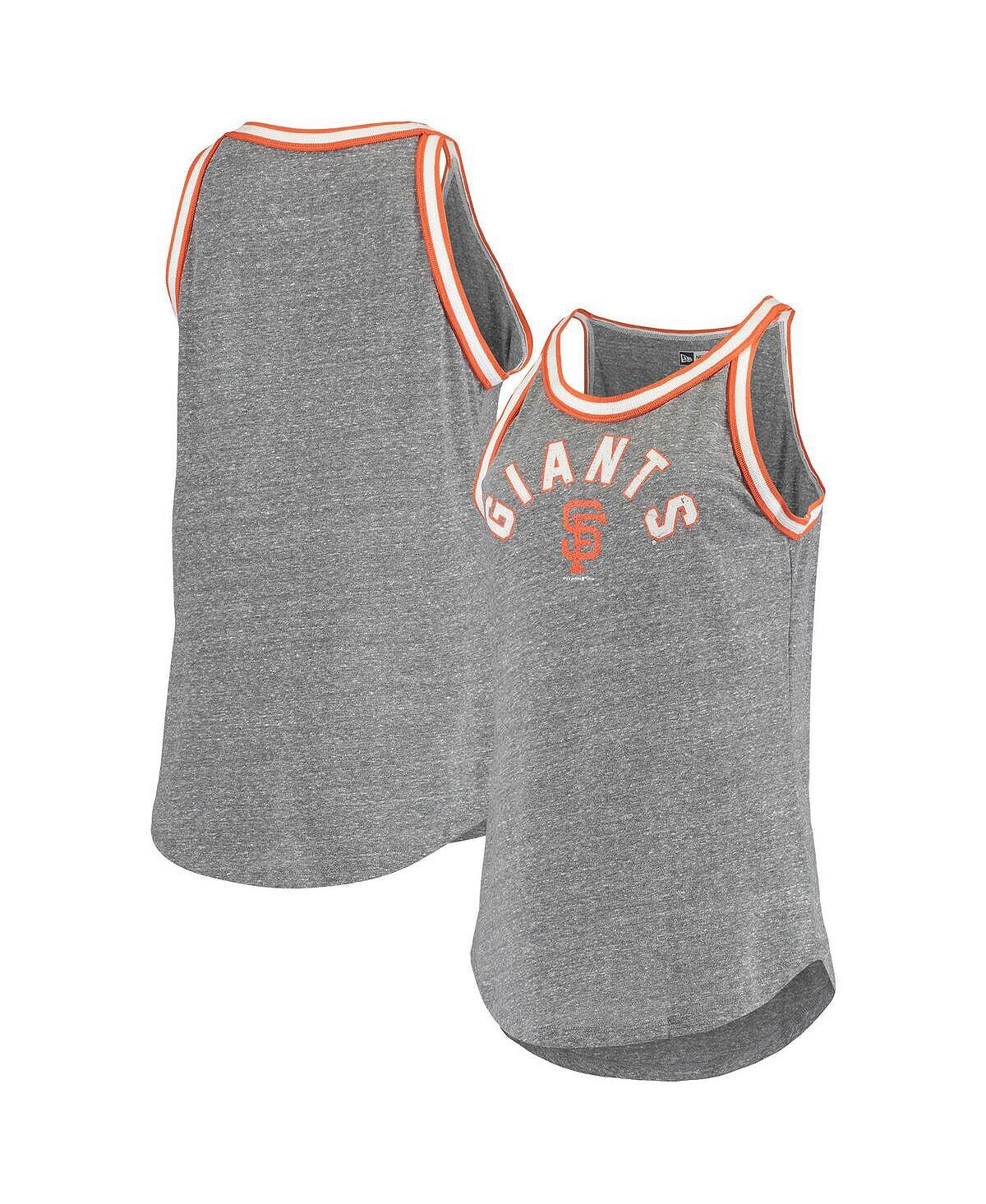 Женская майка New Era Heathered Grey San Francisco Giants с трикотажной отделкой 5th & Ocean, серый
Женская майка New Era Heathered Grey San Francisco Giants с трикотажной отделкой 5th & Ocean, серый