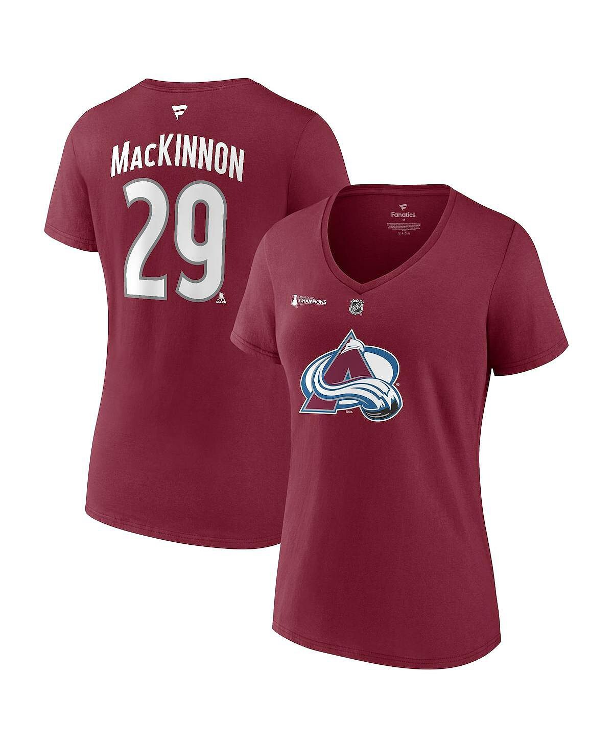 Женская футболка с v-образным вырезом и фирменным логотипом Nathan MacKinnon Burgundy Colorado Avalanche, чемпионы Кубка Стэнли 2022, аутентичное имя и номер Stack Fanatics
Женская футболка с v-образным вырезом и фирменным логотипом Nathan MacKinnon Burgundy Colorado Avalanche, чемпионы Кубка Стэнли 2022, аутентичное имя и номер Stack Fanatics