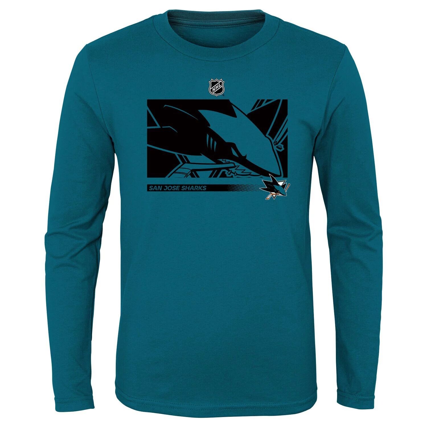 Темно-бирюзовая футболка с длинным рукавом и логотипом San Jose Sharks Authentic Pro Secondary Fanatics
Темно-бирюзовая футболка с длинным рукавом и логотипом San Jose Sharks Authentic Pro Secondary Fanatics