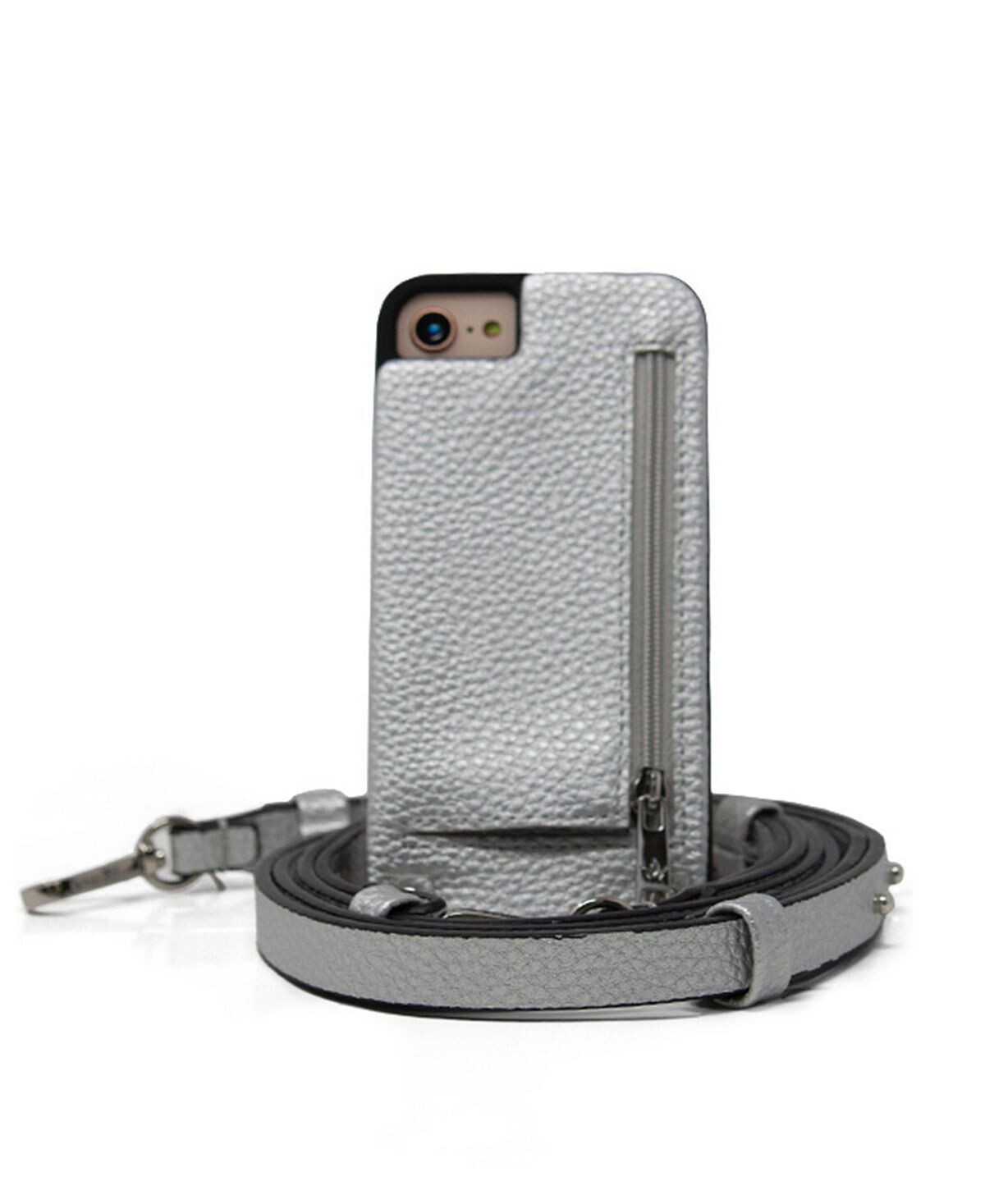 Чехол для iPhone через плечо 6, 6S, 7, 8 или SE с бумажником на ремешке Hera Cases, серебро
Чехол для iPhone через плечо 6, 6S, 7, 8 или SE с бумажником на ремешке Hera Cases, серебро