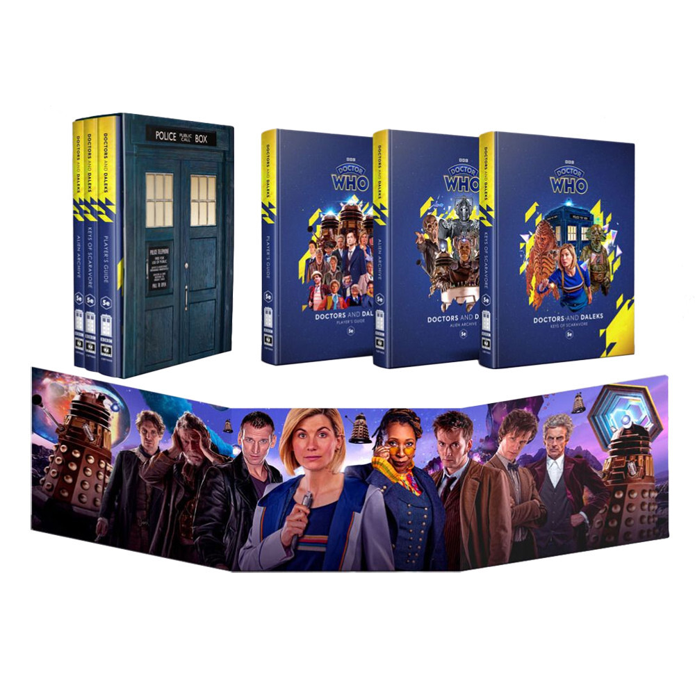 Ролевая игра Cubicle 7 Doctors & Daleks: Collector's Edition (D&D 5E Compatible)
Ролевая игра Cubicle 7 Doctors & Daleks: Collector's Edition (D&D 5E Compatible)