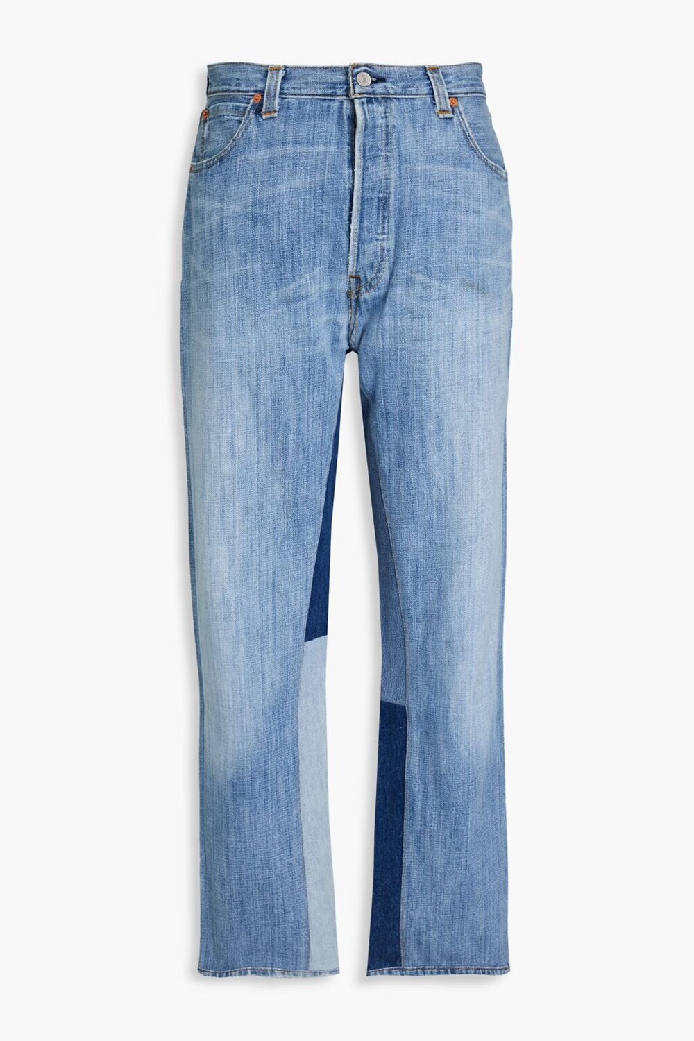 Джинсы прямого кроя с высокой талией и вставками Re/Done With Levi'S, легкий деним
Джинсы прямого кроя с высокой талией и вставками Re/Done With Levi'S, легкий деним