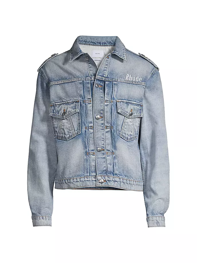 Джинсовая куртка Trucker RHUDE x Lamborghini с вышитым логотипом R H U D E, индиго
Джинсовая куртка Trucker RHUDE x Lamborghini с вышитым логотипом R H U D E, индиго