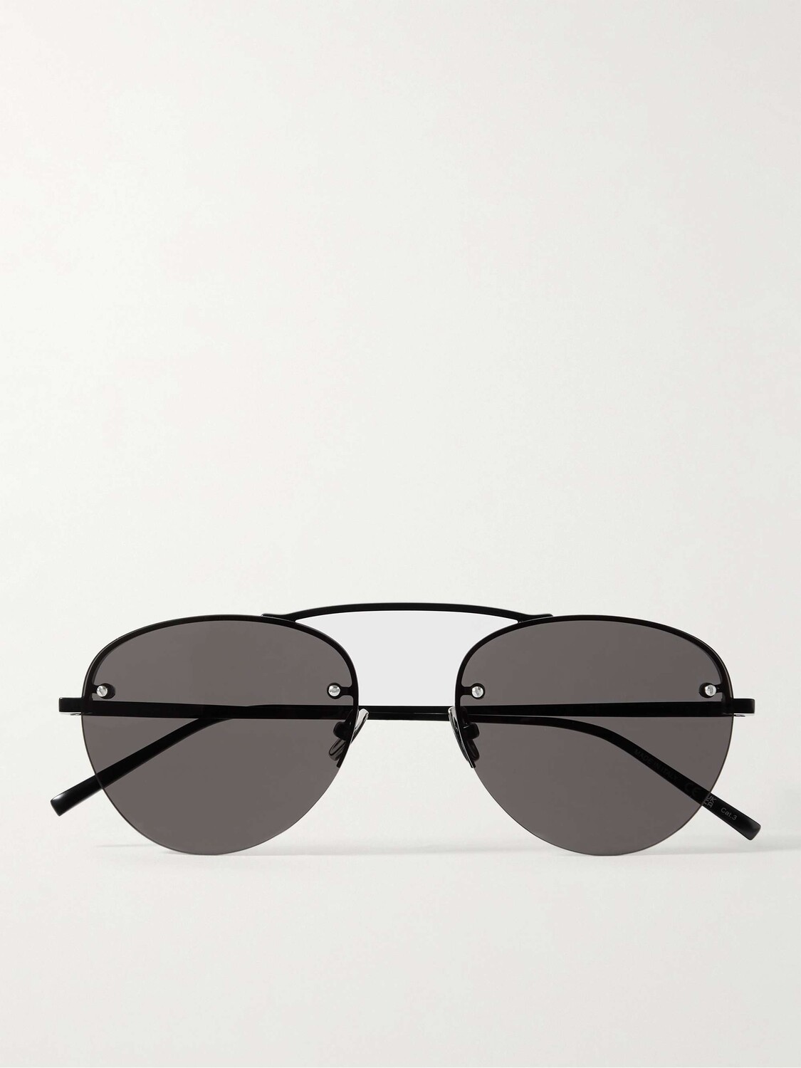 Металлические солнцезащитные очки в стиле авиаторов SAINT LAURENT EYEWEAR, черный
Металлические солнцезащитные очки в стиле авиаторов SAINT LAURENT EYEWEAR, черный