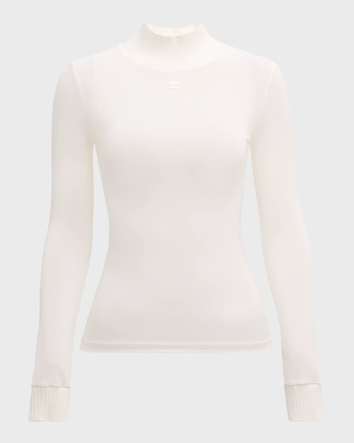Приталенный топ с длинными рукавами и воротником-стойкой Re-Edition Courreges, цвет Heritage White
Приталенный топ с длинными рукавами и воротником-стойкой Re-Edition Courreges, цвет Heritage White