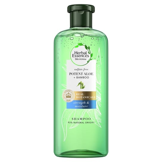 Безсульфатный шампунь с сильным алоэ + бамбуком, 380 мл Herbal Essences Bio:renew
Безсульфатный шампунь с сильным алоэ + бамбуком, 380 мл Herbal Essences Bio:renew
