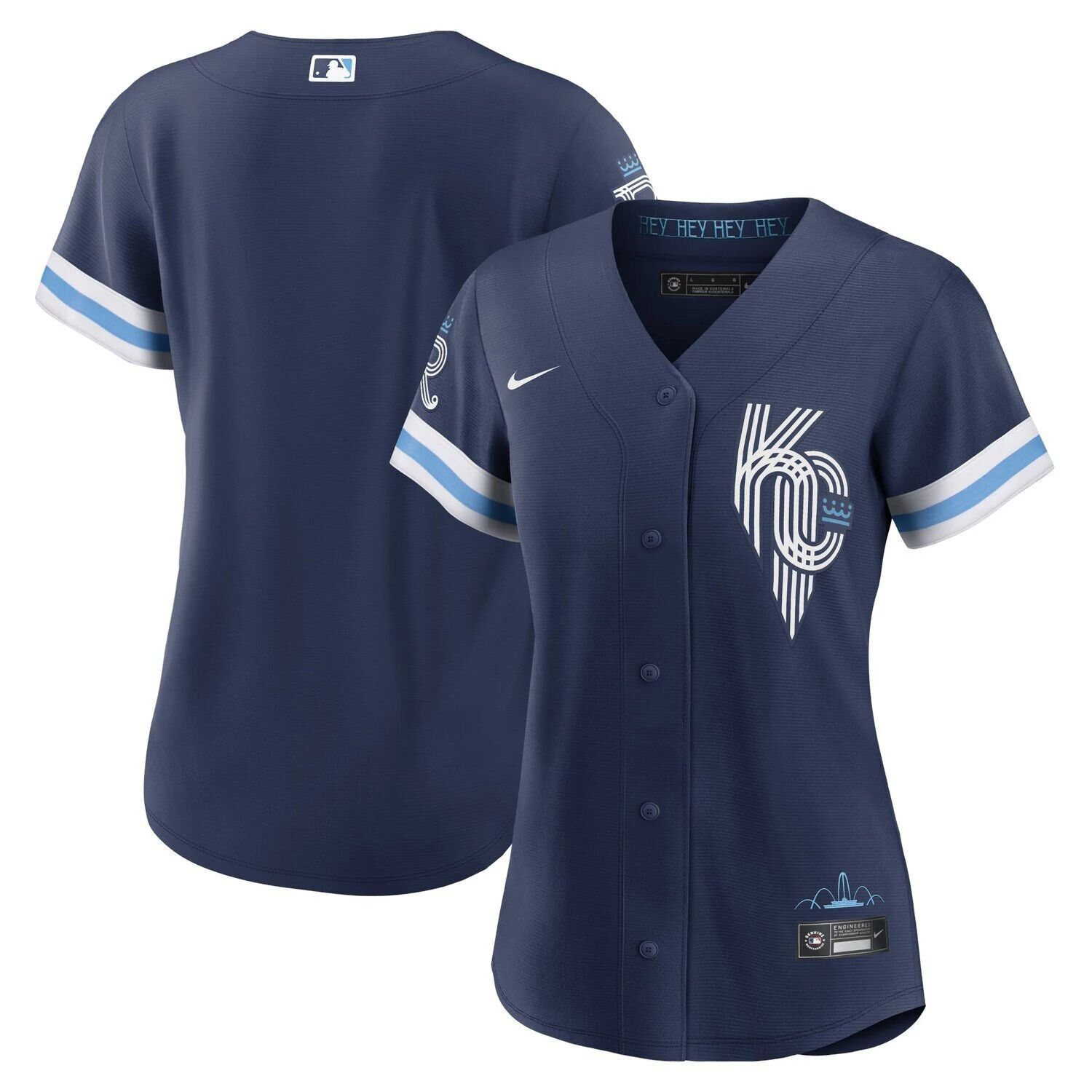 Женская темно-синяя майка Nike Kansas City Royals 2022 City Connect Replica Nike, Синий
Женская темно-синяя майка Nike Kansas City Royals 2022 City Connect Replica Nike, Синий
