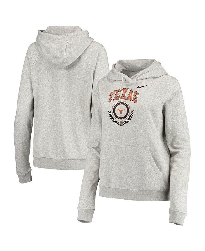 Женский флисовый пуловер с капюшоном реглан серого цвета Texas Longhorns Varsity Varsity Nike, серый
Женский флисовый пуловер с капюшоном реглан серого цвета Texas Longhorns Varsity Varsity Nike, серый