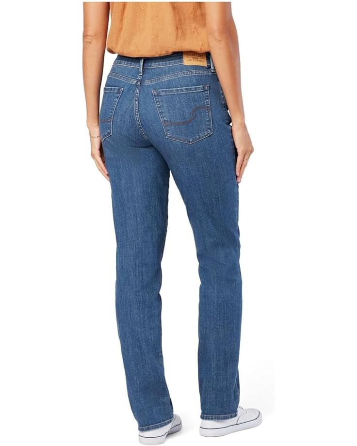 Джинсы Signature by Levi Strauss & Co. Gold Label Mid-Rise Straight Jeans, цвет Mystic Waters
Джинсы Signature by Levi Strauss & Co. Gold Label Mid-Rise Straight Jeans, цвет Mystic Waters