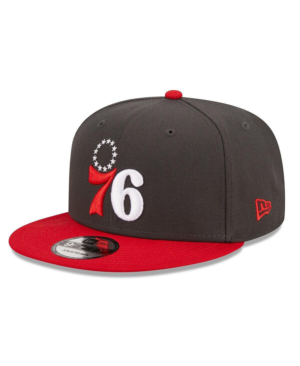 Мужская темно-серая кепка Philadelphia 76ers двухцветная цветовая гамма 9FIFTY Snapback New Era
Мужская темно-серая кепка Philadelphia 76ers двухцветная цветовая гамма 9FIFTY Snapback New Era