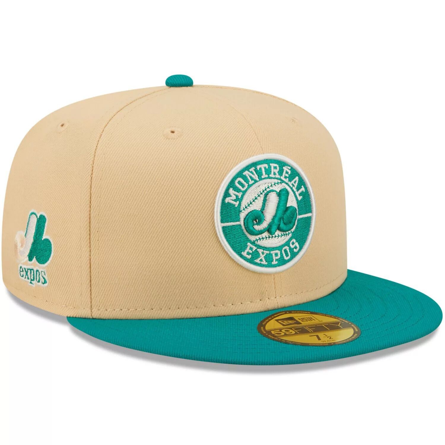 Мужская приталенная шляпа New Era Natural/Teal Montreal Expos Cooperstown Collection Mango Forest 59FIFTY
Мужская приталенная шляпа New Era Natural/Teal Montreal Expos Cooperstown Collection Mango Forest 59FIFTY