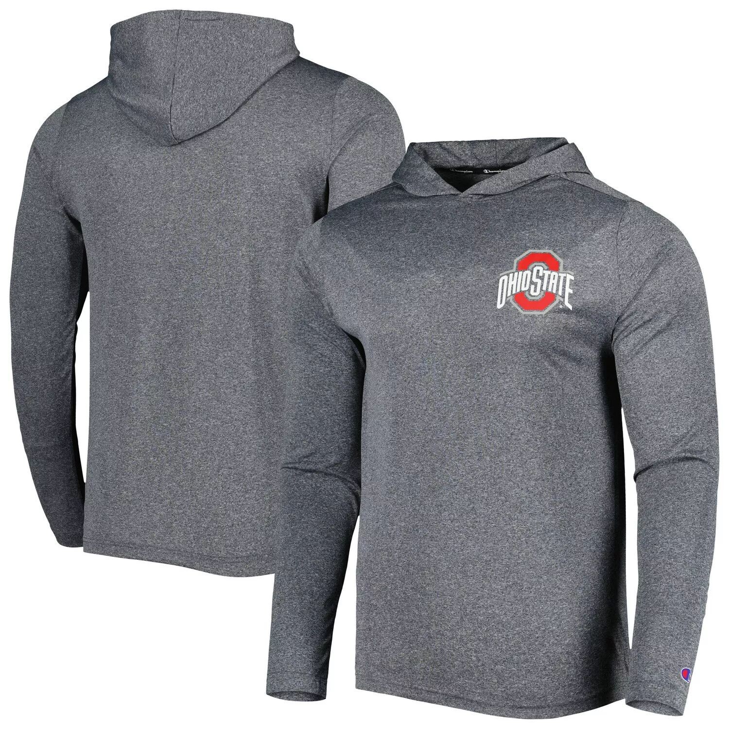 Мужская футболка с капюшоном и длинными рукавами Champion Grey Ohio State Buckeyes
Мужская футболка с капюшоном и длинными рукавами Champion Grey Ohio State Buckeyes