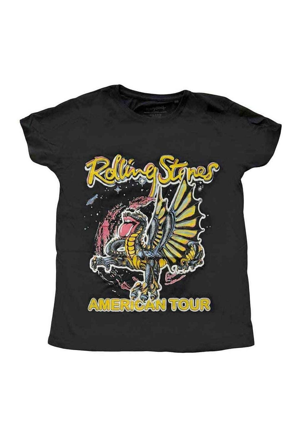 Футболка с принтом THE ROLLING AMERICAN TOUR DRAGON BOYFRIEND FIT Paradiso Clothing, черный
Футболка с принтом THE ROLLING AMERICAN TOUR DRAGON BOYFRIEND FIT Paradiso Clothing, черный
