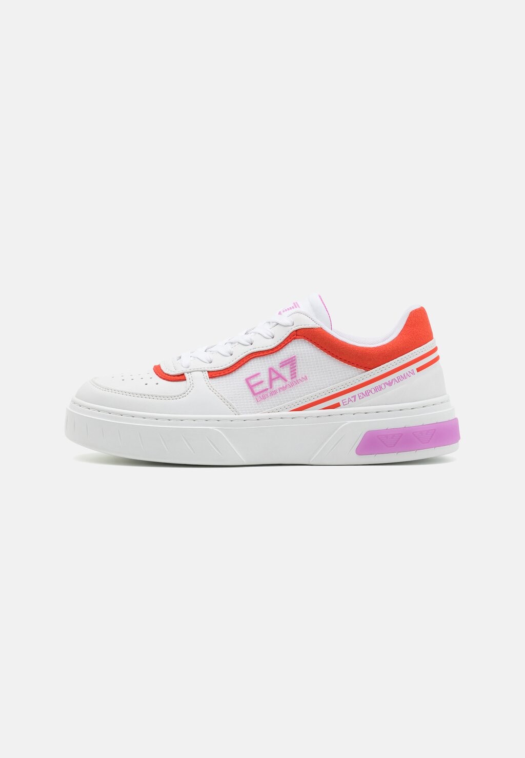Кроссовки низкие SUMMER COURT EA7 Emporio Armani, цвет white/cyclam/cherry tomato
Кроссовки низкие SUMMER COURT EA7 Emporio Armani, цвет white/cyclam/cherry tomato