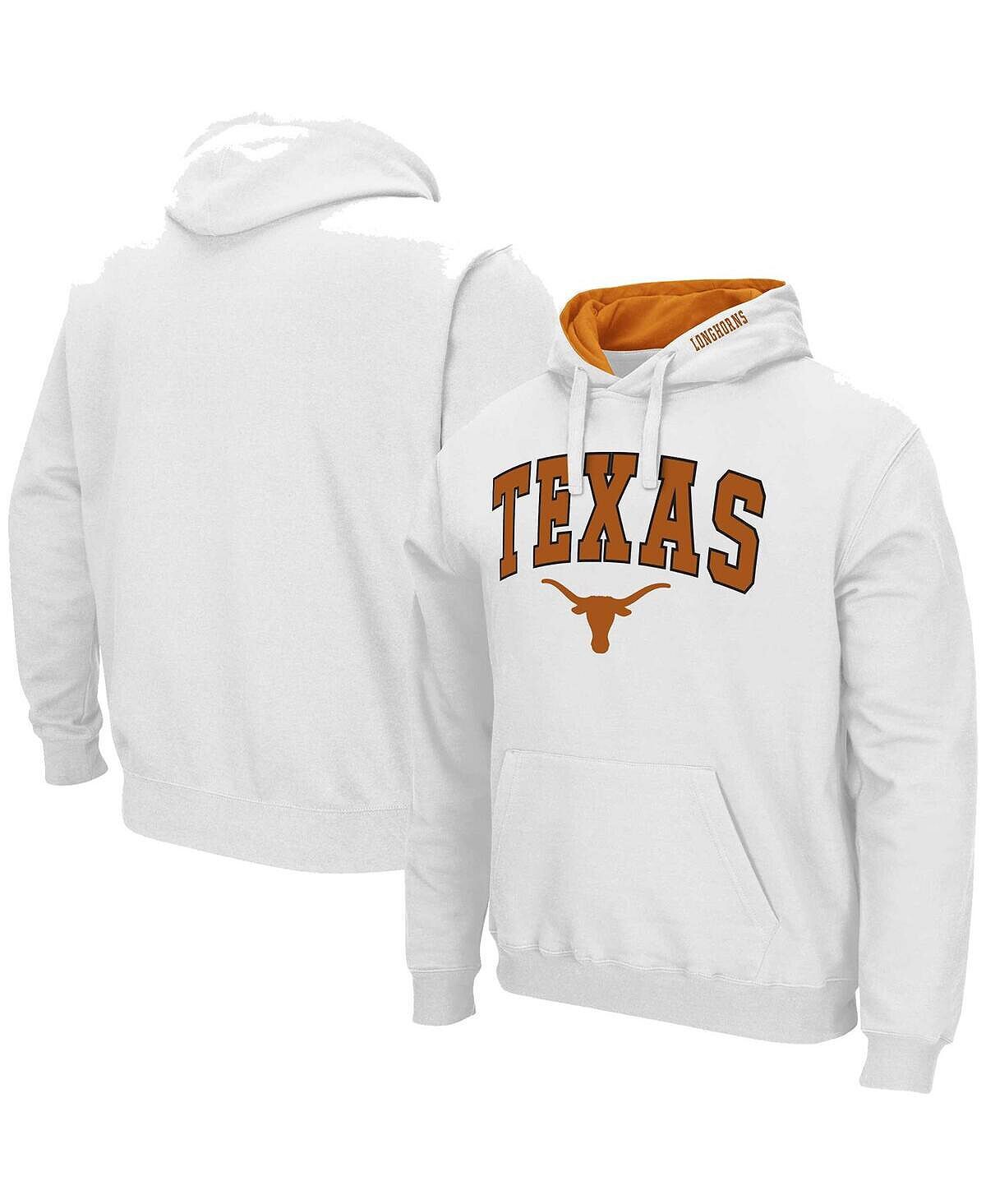 Мужской белый пуловер с капюшоном Texas Longhorns Arch & Team Logo 3.0 Colosseum
Мужской белый пуловер с капюшоном Texas Longhorns Arch & Team Logo 3.0 Colosseum
