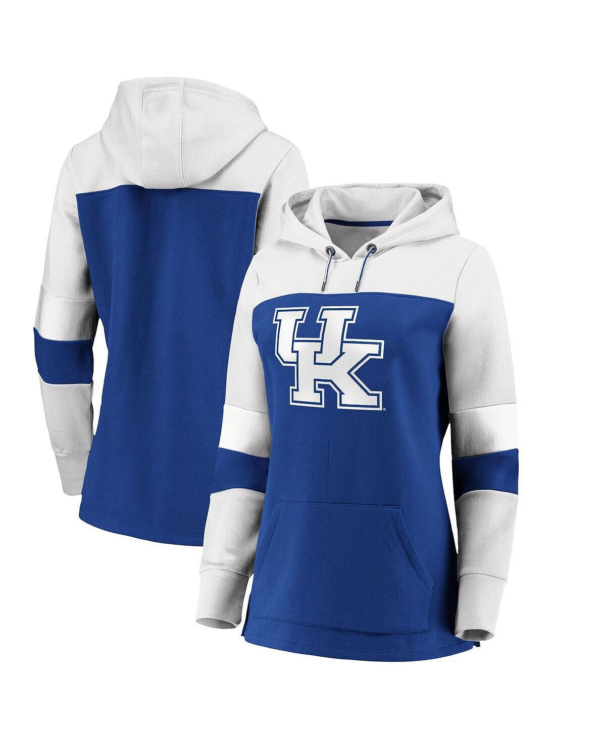 Женский пуловер с капюшоном Royal Kentucky Wildcats большого размера в стиле колор-блок Profile
Женский пуловер с капюшоном Royal Kentucky Wildcats большого размера в стиле колор-блок Profile