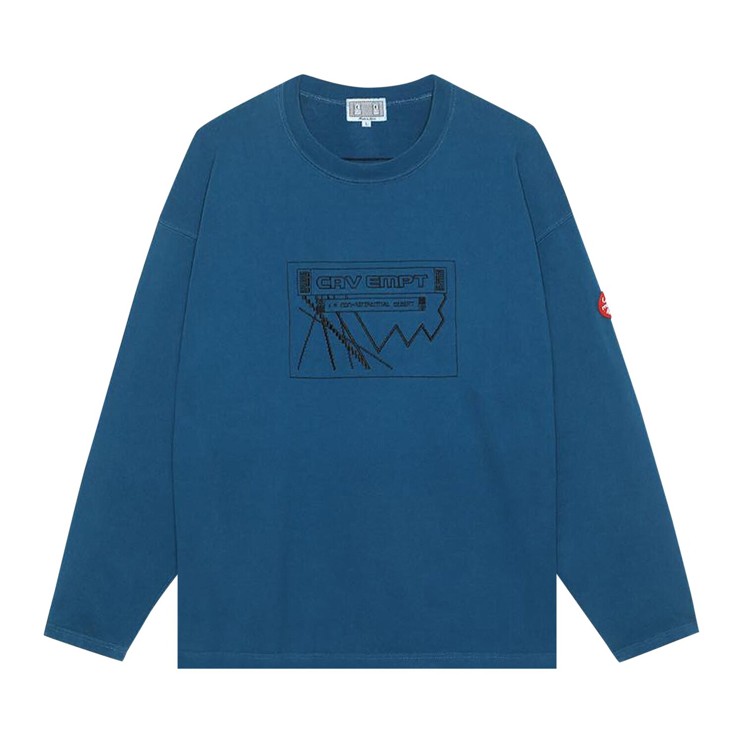 Тяжелая футболка с длинными рукавами Cav Empt Overdye Desert, темно-синяя, Синий
Тяжелая футболка с длинными рукавами Cav Empt Overdye Desert, темно-синяя, Синий