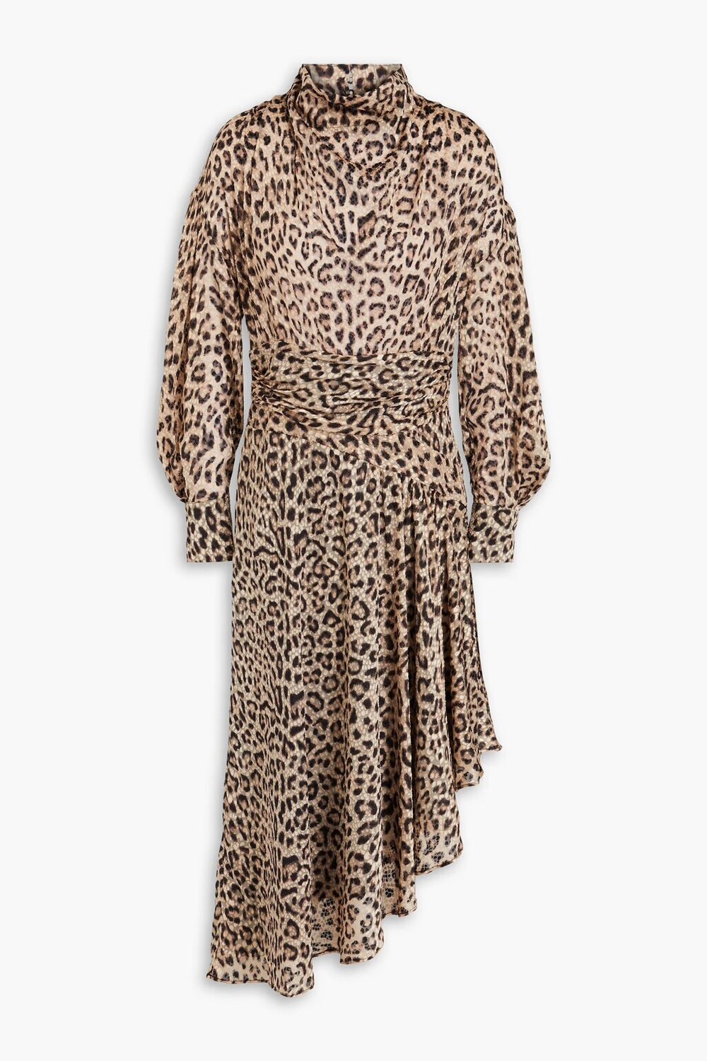 Асимметричное платье миди из бархата деворе с леопардовым принтом Iro, цвет Animal print
Асимметричное платье миди из бархата деворе с леопардовым принтом Iro, цвет Animal print