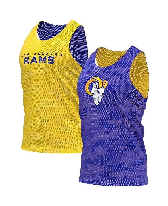 Мужская двусторонняя сетчатая майка Los Angeles Rams королевского и золотого цвета FOCO, мультиколор
Мужская двусторонняя сетчатая майка Los Angeles Rams королевского и золотого цвета FOCO, мультиколор