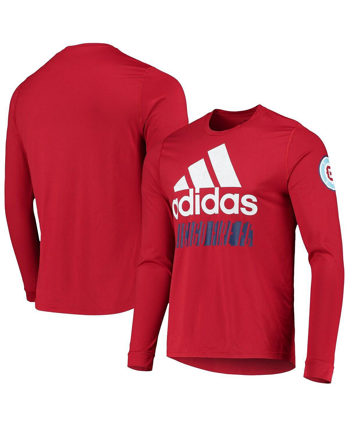 Мужская красная футболка с длинным рукавом в винтажном стиле Chicago Fire adidas
Мужская красная футболка с длинным рукавом в винтажном стиле Chicago Fire adidas