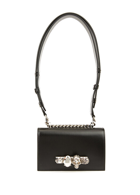 Черная женская кожаная сумка biker mini с драгоценными камнями Alexander McQueen
Черная женская кожаная сумка biker mini с драгоценными камнями Alexander McQueen