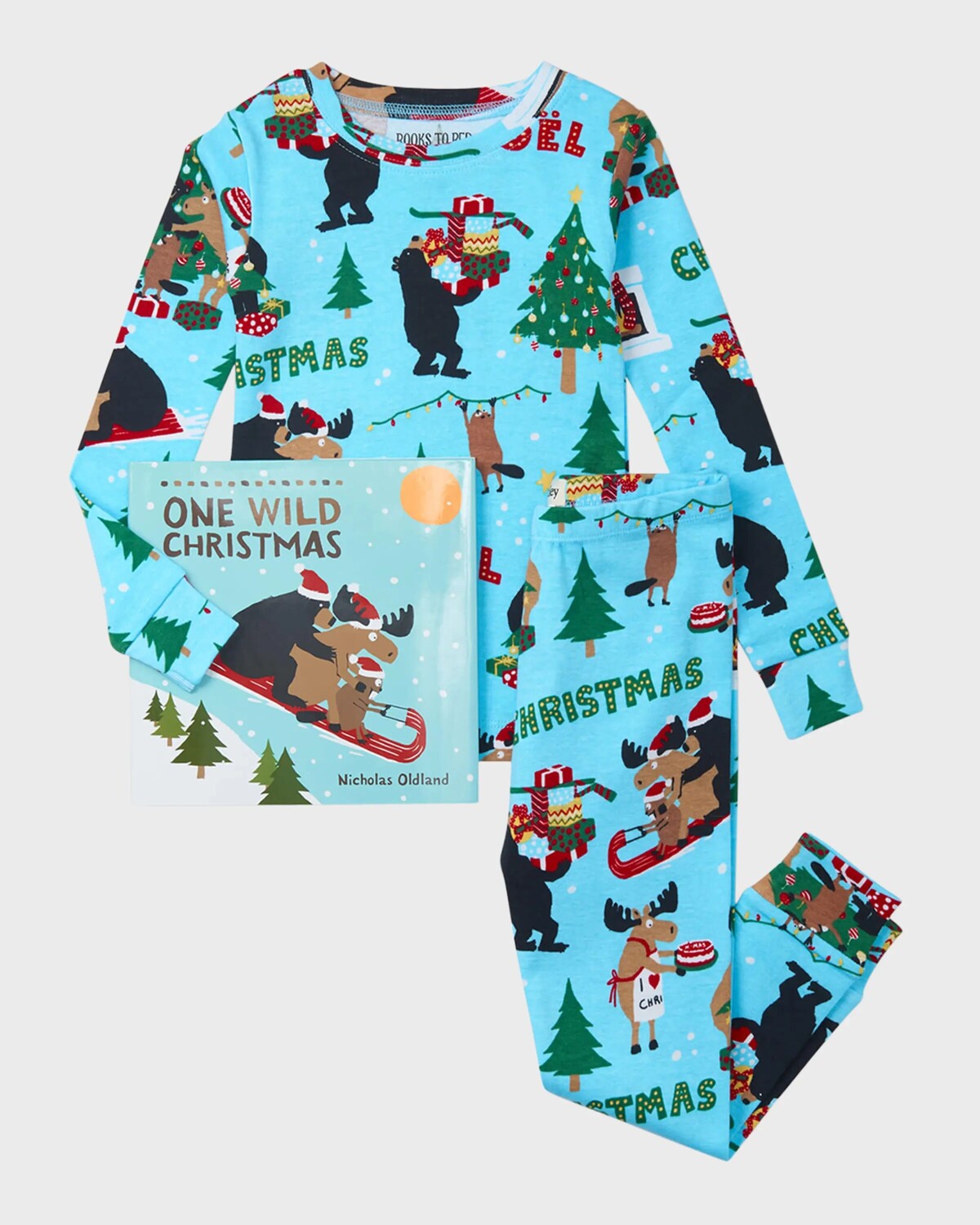 Комплект пижамы и книг с принтом One Wild Christmas для мальчика, размер 2–8 Books To Bed, синий
Комплект пижамы и книг с принтом One Wild Christmas для мальчика, размер 2–8 Books To Bed, синий