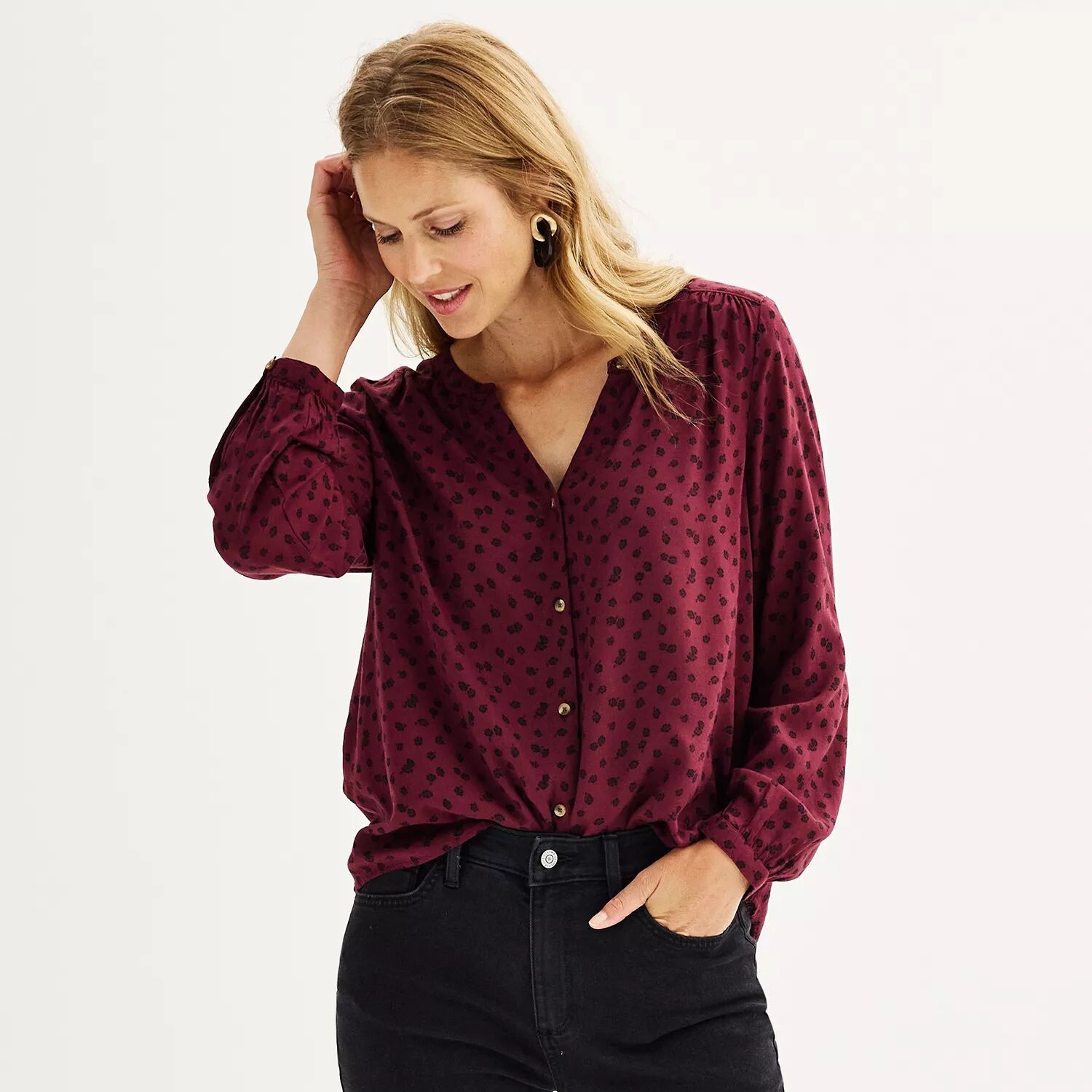 Женский топ на пуговицах Sonoma Goods For Life Petite Femme Sonoma Goods For Life
Женский топ на пуговицах Sonoma Goods For Life Petite Femme Sonoma Goods For Life