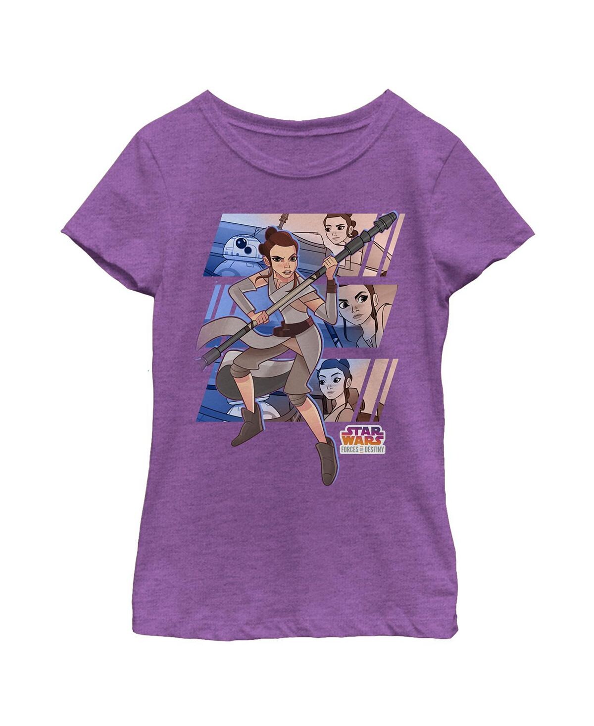 Детская футболка Star Wars Forces of Destiny Rey BB-8 для девочек Disney Lucasfilm
Детская футболка Star Wars Forces of Destiny Rey BB-8 для девочек Disney Lucasfilm
